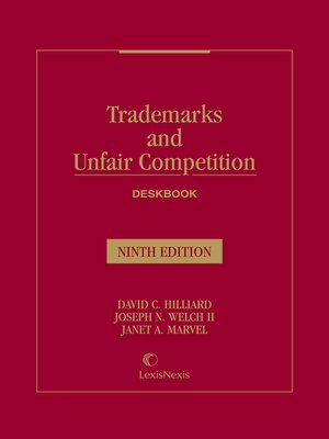 cover image of Trademarks and Unfair Competition Deskbook